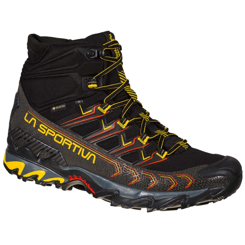 La Sportiva Wanderstiefel Herren - La Sportiva Ultra Raptor II Mid GTX Schwarz/Gelb - DE-30197